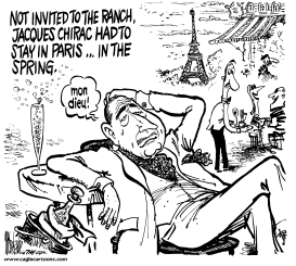 NO CHIRAC AT THE RANCH by Mike Lane