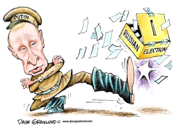 PUTIN AND RUSSIAN BALLOT BOX by Dave Granlund