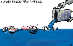 EUROPA RESCATANDO A GRECIA by Kap