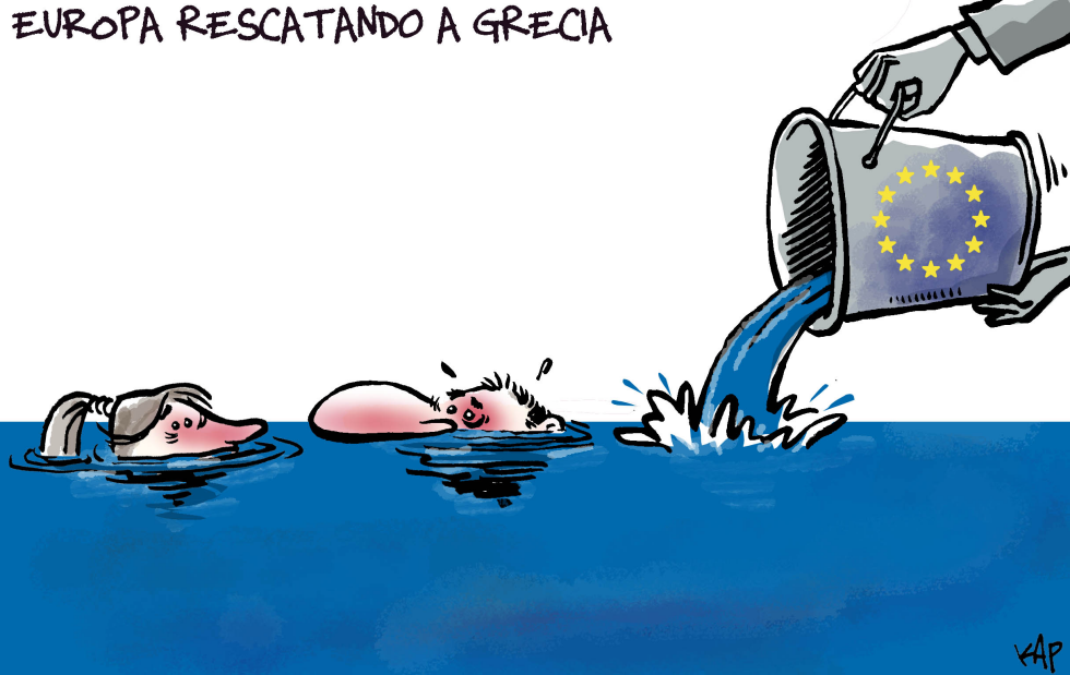  EUROPA RESCATANDO A GRECIA by Kap