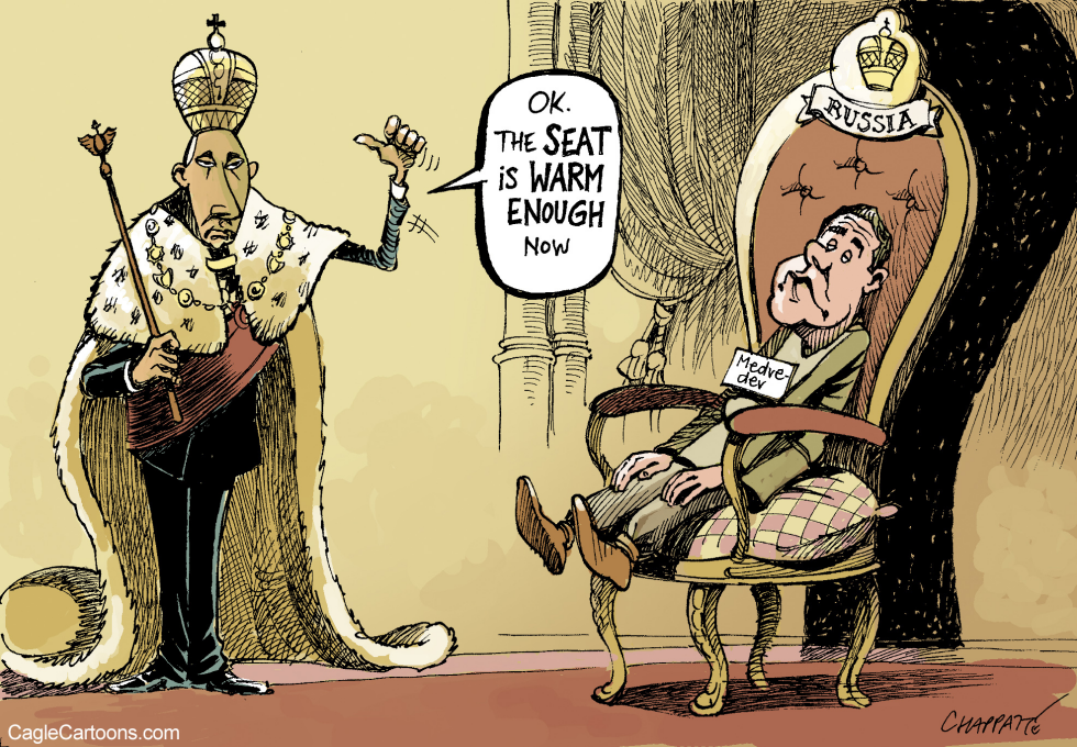  PUTIN IS BACK by Patrick Chappatte