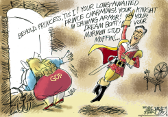 ROMANCING THE ELEPHANT  by Pat Bagley