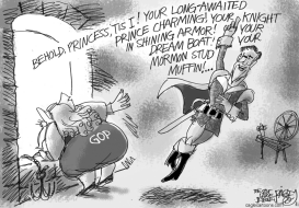 ROMANCING THE ELEPHANT by Pat Bagley