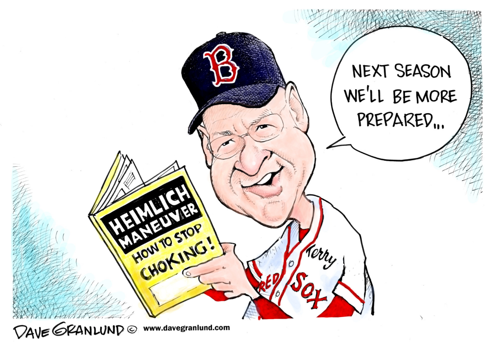  RED SOX BAD ENDING by Dave Granlund