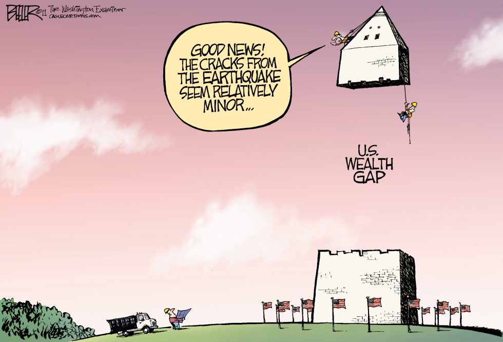  WASHINGTON MONUMENT CRACKS by Nate Beeler