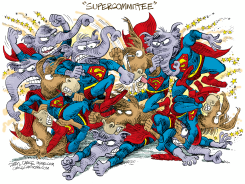 SUPERCOMMITTEE by Daryl Cagle