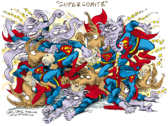 SUPERCOMITE  by Daryl Cagle