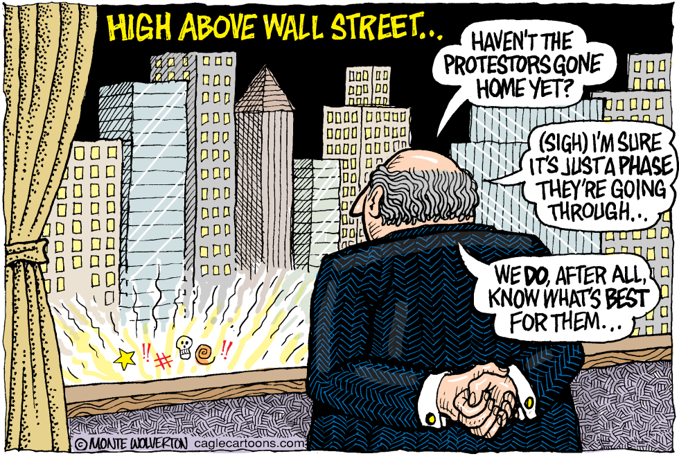  OCCUPY WALL STREET by Wolverton