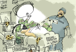 ESCULPIENDO A UTAH by Pat Bagley