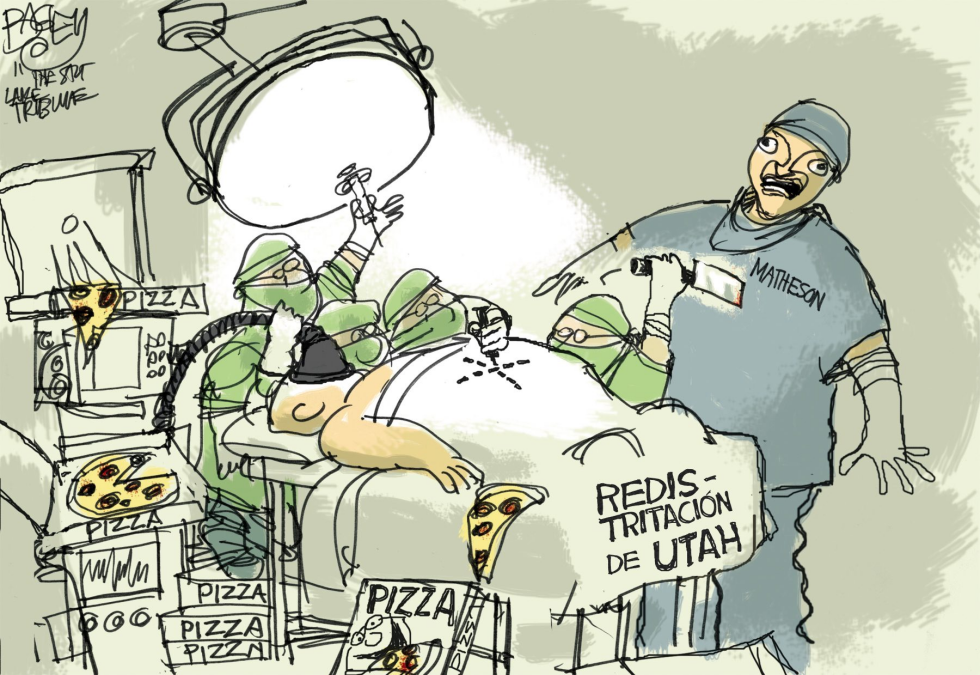  ESCULPIENDO A UTAH by Pat Bagley