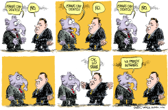 CHRIS CHRISTIE CANDIDATO  by Daryl Cagle