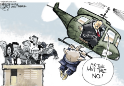 DESPERATELY SEEKING CHRISTIE by Pat Bagley