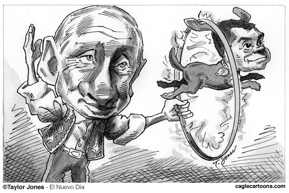  PUTIN Y PERRITO DMITRI by Taylor Jones