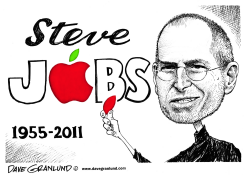 STEVE JOBS 1955-2011 by Dave Granlund