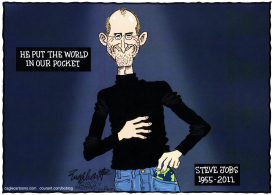 STEVE JOBS by Bob Englehart