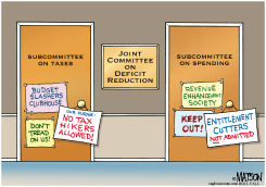 DEFICIT REDUCTION SUBCOMMITTEES by RJ Matson