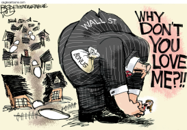 WALL ST HOME WRECKER by Pat Bagley