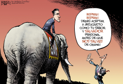 ROMNEY Y LA DERECHA RELIGIOSA  by Nate Beeler