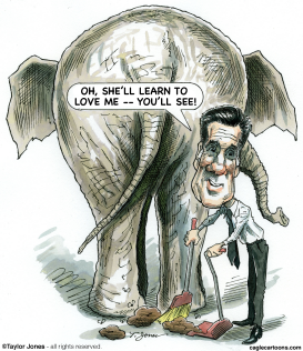 MITT ROMNEY CLEANS UP  by Taylor Jones