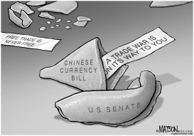 CHINA SANCTIONS FORTUNE COOKIE by RJ Matson