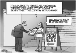 AMERICANS FOR PLEDGE RELIEF by RJ Matson