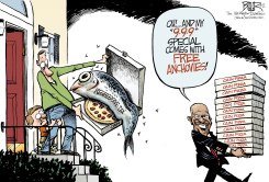 THE PIZZA GUY by Nate Beeler