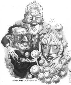 BILL AND BONO AND GAGA by Taylor Jones