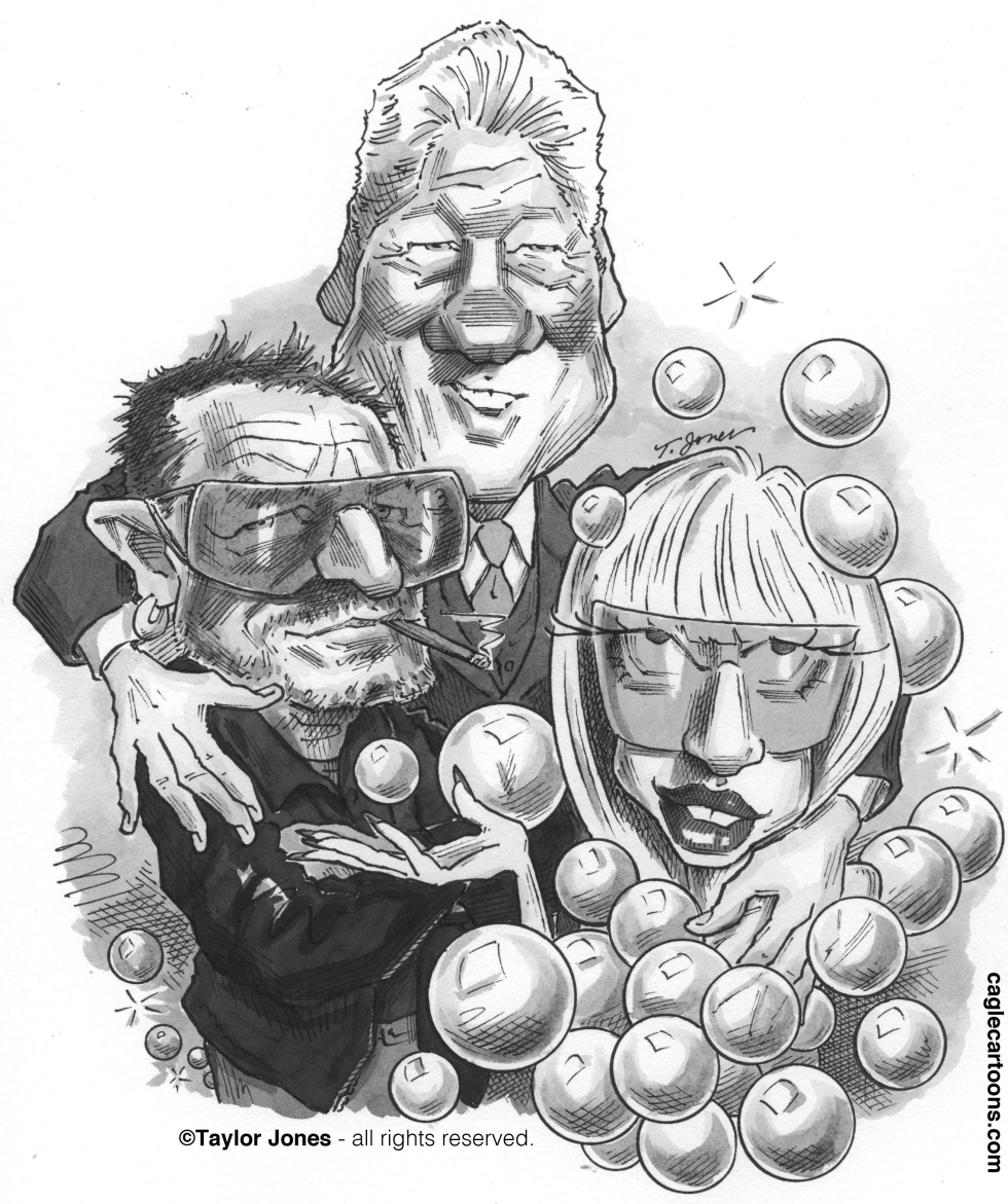  BILL AND BONO AND GAGA by Taylor Jones