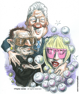 BILL AND BONO AND GAGA  by Taylor Jones