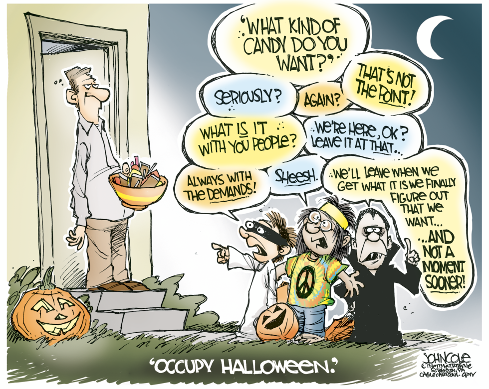  OCCUPY HALLOWEEN by John Cole