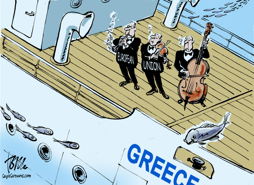  GREECE SUNK by Tom Janssen