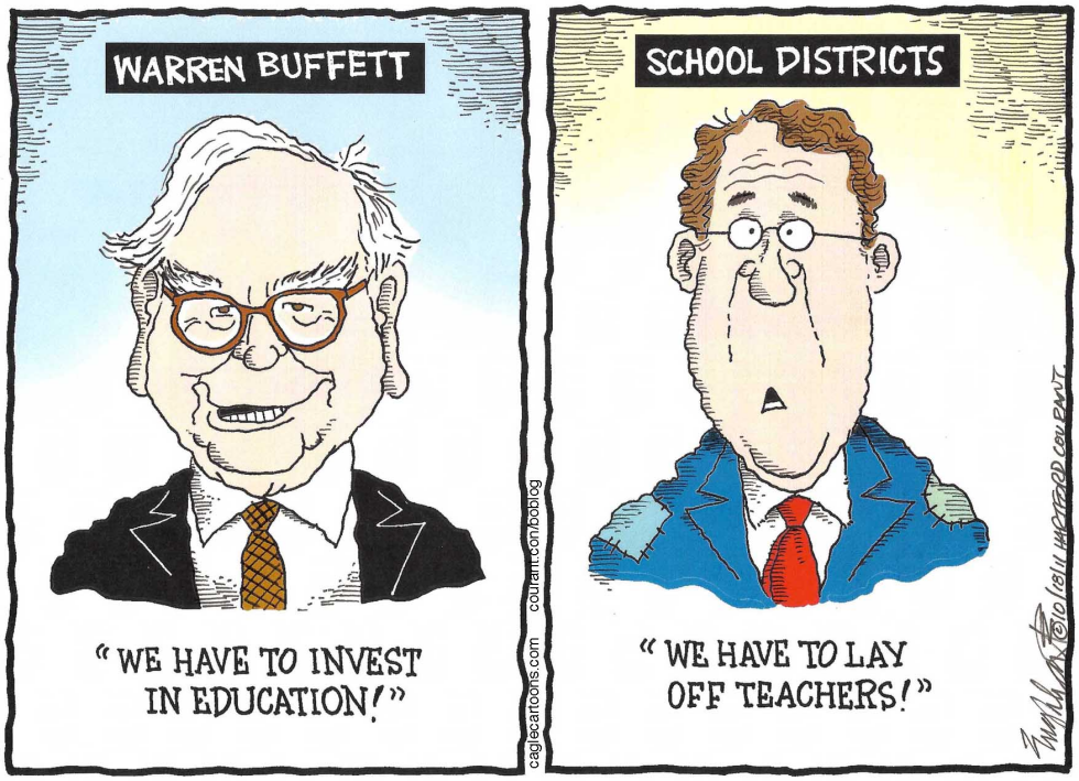  INVEST IN EDUCATION by Bob Englehart