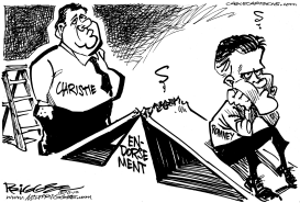 CHRISTIE ENDORSEMENT by Milt Priggee