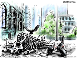 WALL STREET NOW by Osama Hajjaj