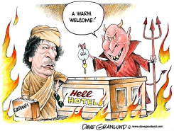 GADHAFI DEAD by Dave Granlund