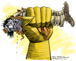 GADHAFI DEAD  by Daryl Cagle