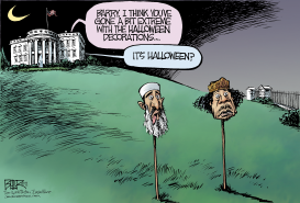 HALLOWEEN DECORATIONS by Nate Beeler