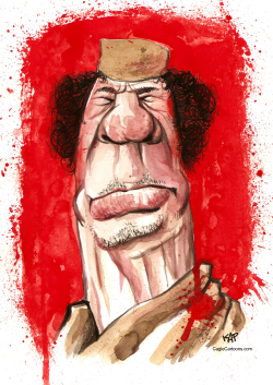 QADDAFI by Kap