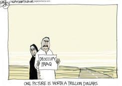 A HANDFUL OF DUST by Pat Bagley