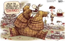 TEA PARTY TERRORIST by Rick McKee