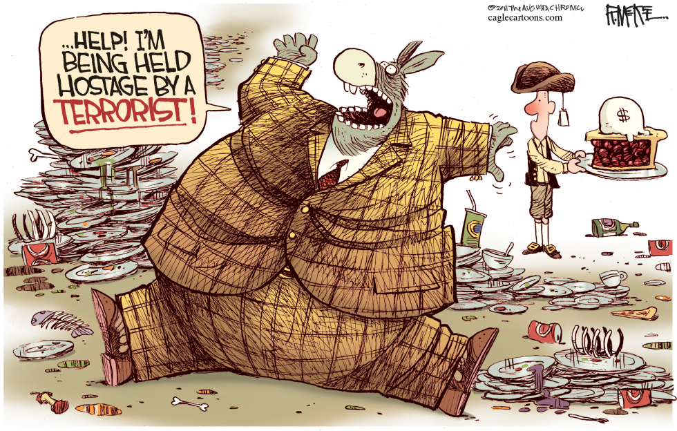  TEA PARTY TERRORIST by Rick McKee