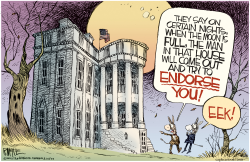 PRESIDENTIAL ENDORSEMENT by Rick McKee