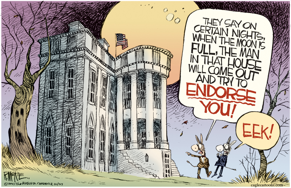  PRESIDENTIAL ENDORSEMENT by Rick McKee