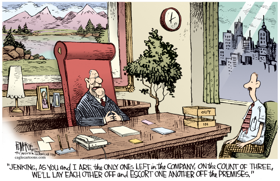  LAYOFFS by Rick McKee