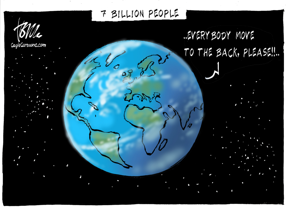  7 BILLION PEOPLE by Tom Janssen