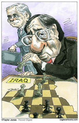 LEON PANETTA AND BOB GATES by Taylor Jones