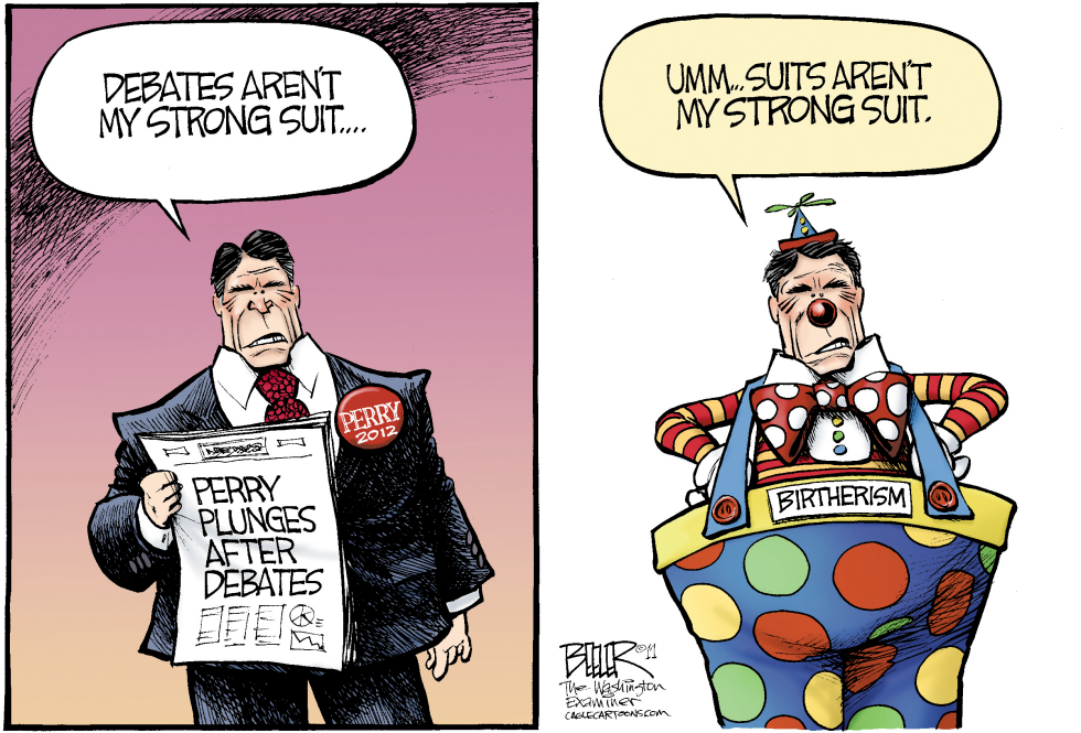  PERRY THE CLOWN by Nate Beeler