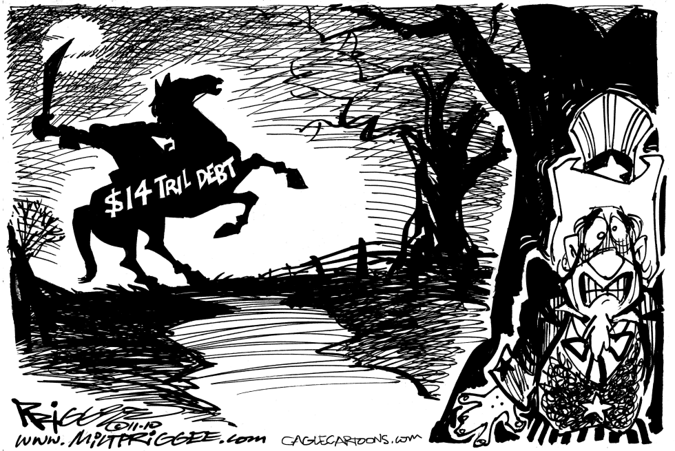  SLEEPY HOLLOW DEBT by Milt Priggee