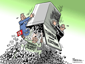 TUNISIA ELECTIONS by Paresh Nath