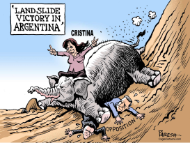 ARGENTINA LANDSLIDE by Paresh Nath